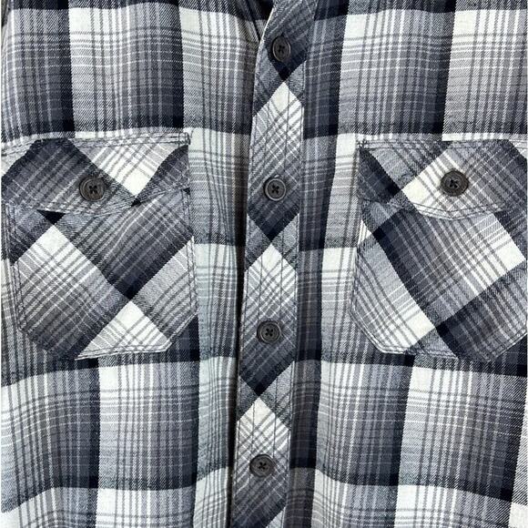 ROEBUCK & CO PLAID MEN'S FLANNEL SHIRT SIZE XL - Picture 3 of 8